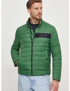BOSS rövid kabát férfi, zöld, átmeneti