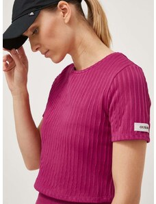 Guess t-shirt ANNEKA női, rózsaszín, V4RI02 KC2U2