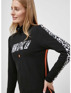 Newland sportos pulóver Thebe fekete, nyomott mintás