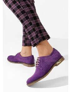 Zapatos Doresa lila női bőr derby cipő
