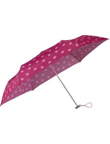 Samsonite ALU DROP S manuális esernyő, pink pöttyös