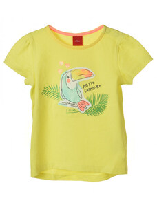 s. Oliver sárga, madaras baba lány póló – 80