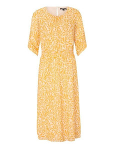 s. Oliver Comma sárga mintás női nyári ruha – 36