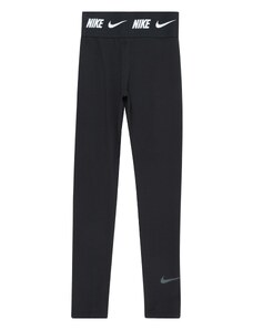 Nike Sportswear Leggings ezüstszürke / fekete / fehér