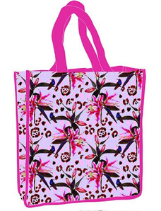 KORREKT WEB Virág Purple shopping bag 34 cm