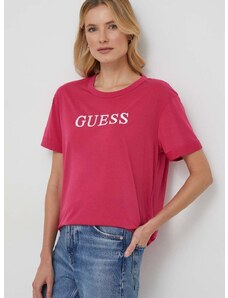 Guess t-shirt DEANA női, rózsaszín, V4RI13 KB9I0