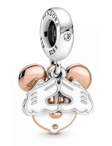 Pandora - Disney Mickey egér kéttónusú dupla függő charm - 780112C01