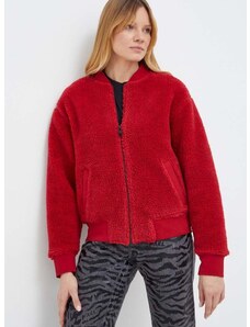 Karl Lagerfeld pulóver gyapjú keverékből piros, sima