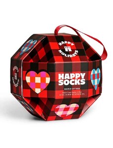 Happy Socks zokni Bauble Sock Gift Box piros
