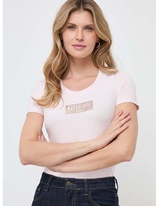 Guess t-shirt női, rózsaszín, W4RI33 J1314