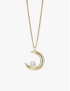 Aranyozott ezüst hold nyaklánc 5381Y00 Preciosa