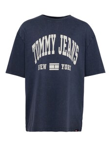 Tommy Jeans Póló 'VARSITY' éjkék / fehér