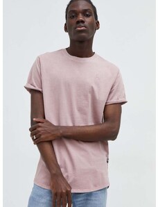 G-Star Raw pamut póló x Sofi Tukker rózsaszín, férfi, sima