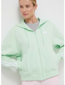 adidas felső zöld, női, nyomott mintás, kapucnis, IS3680