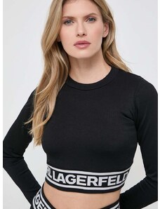 Karl Lagerfeld hosszú ujjú női, fekete