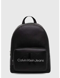 Calvin Klein Jeans hátizsák fekete, női, nagy, sima