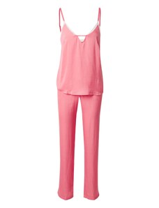 Tommy Hilfiger Underwear Pizsama világos-rózsaszín / fehér