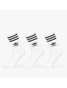 adidas Originals Férfi zoknik adidas Mid Cut Crew Sock 3-Pack White