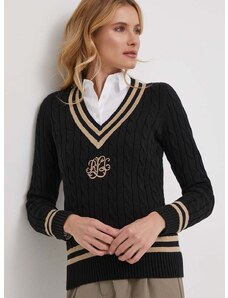 Lauren Ralph Lauren pamut pulóver könnyű, bézs