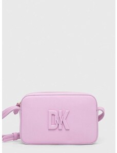 Dkny bőr táska rózsaszín, R33EKY31
