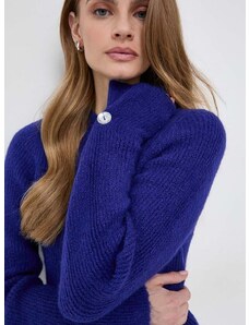 Morgan gyapjúkeverék pulóver női, lila