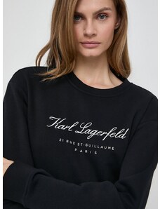 Karl Lagerfeld felső fekete, női, nyomott mintás