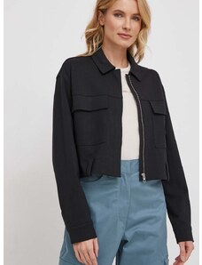 Calvin Klein Jeans rövid kabát női, fekete, átmeneti