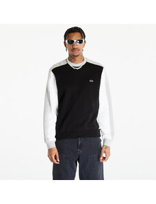 Férfi kapucnis pulóver LACOSTE Men's Sweatshirt Black/ Silver Chine-White