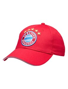 Baseball sapka logóval FC Bayern München, piros