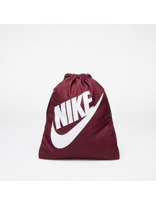 Tornazsák Nike Heritage Drawstring Bag Night Maroon/ White