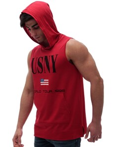 Madmext Red Hooded Undershirt 2887