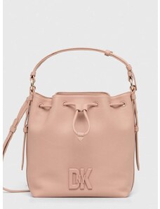 Dkny bőr táska rózsaszín, R41JKC55