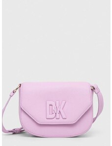 Dkny bőr táska rózsaszín, R41EKC54