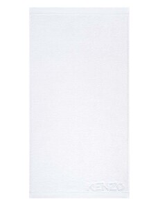 Kenzo nagy méretű pamut törölköző Iconic White 92x150?cm