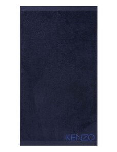 Kenzo nagy méretű pamut törölköző Iconic Navy 92x150 cm