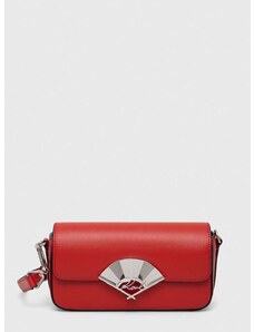 Karl Lagerfeld bőr táska piros
