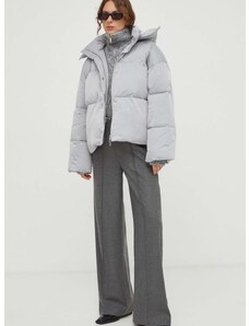 Samsoe Samsoe rövid kabát női, szürke, téli