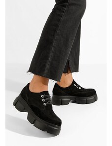 Zapatos Disia v2 fekete női bőr félcipő