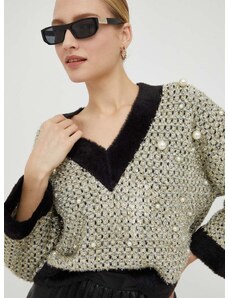 Liu Jo gyapjúkeverék pulóver meleg, női