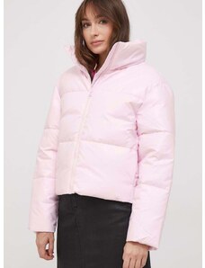 United Colors of Benetton rövid kabát női, rózsaszín, téli, oversize