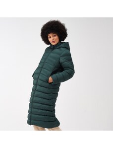 Női hosszú steppelt kabát Regatta ELEDNER sötétzöld