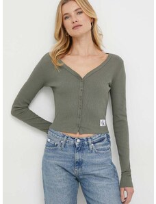 Calvin Klein Jeans hosszú ujjú női, zöld