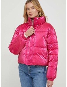 United Colors of Benetton rövid kabát női, rózsaszín, téli, oversize