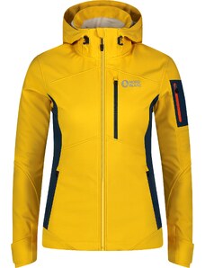 Nordblanc Sárga női vízálló softshell dzseki/kabát BANG