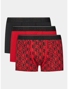 Guess joe boxer trunk 3 pack RED