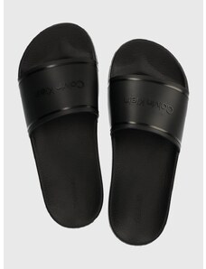 Calvin Klein papucs POOL SLIDE RUBBER fekete, női, HW0HW02000