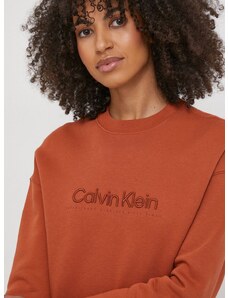 Calvin Klein felső barna, női, nyomott mintás
