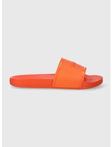 Calvin Klein papucs POOL SLIDE RUBBER narancssárga, női, HW0HW02000