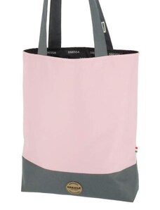 Dressa Bag női shopper táska cipzáros zsebbel - rózsaszín