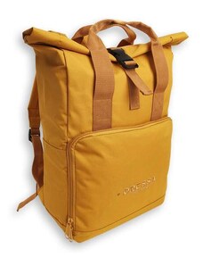 Dressa Rolltop csavart tetejű hátizsák - mustársárga